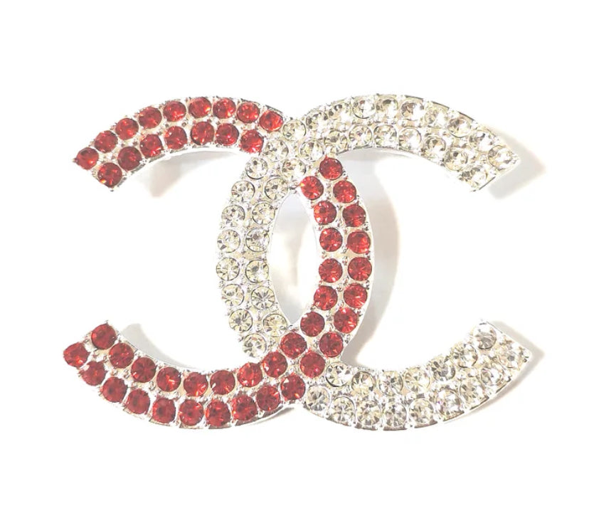 CC Brooch - Red