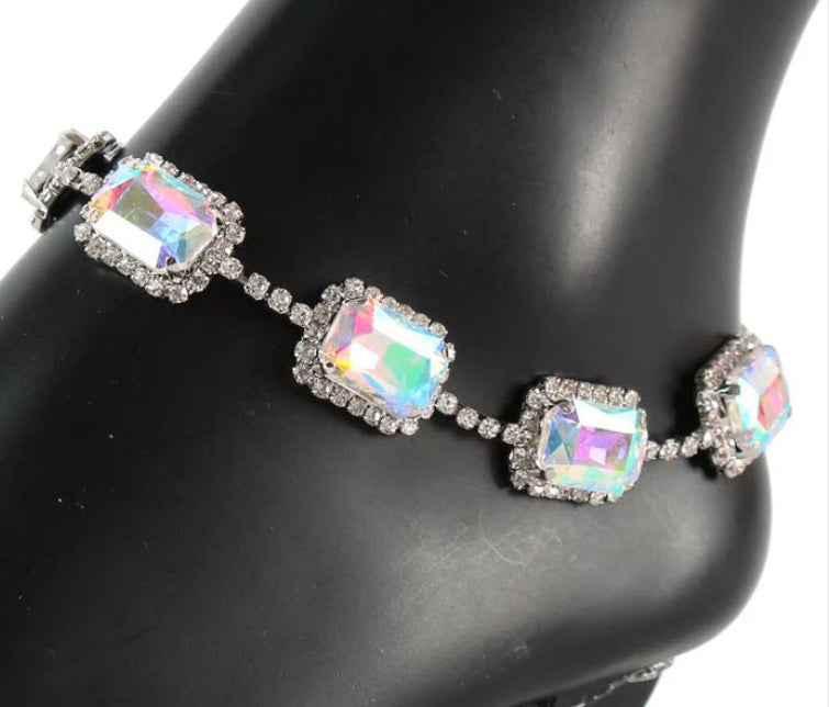 AB Rhinestone Anklet