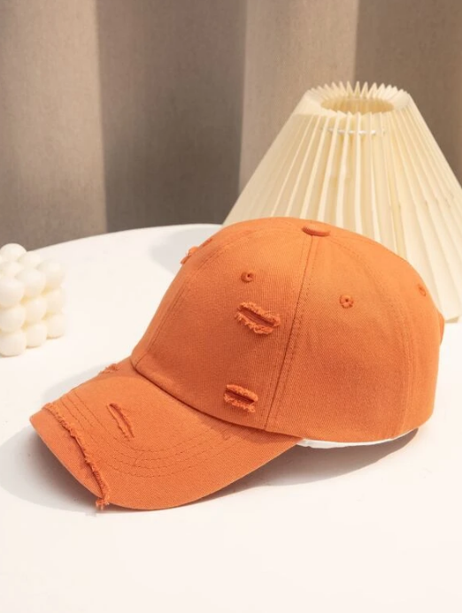 Women Ripped Casual Baseball Cap