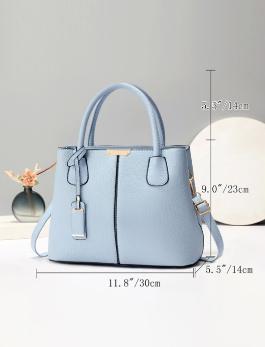 Baby Blue Large Capacity Bucket Bag