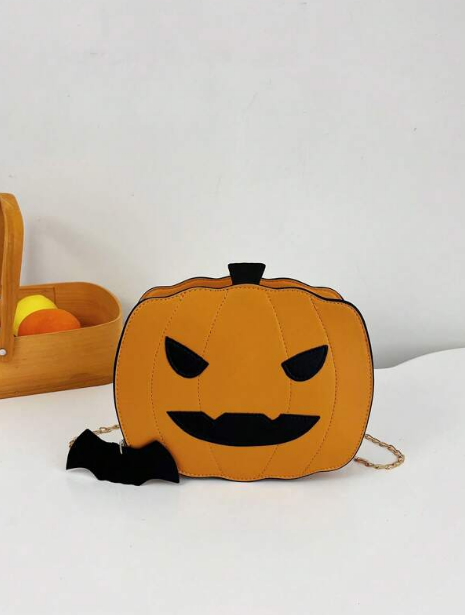 Halloween Pumpkin Crossbody Bag