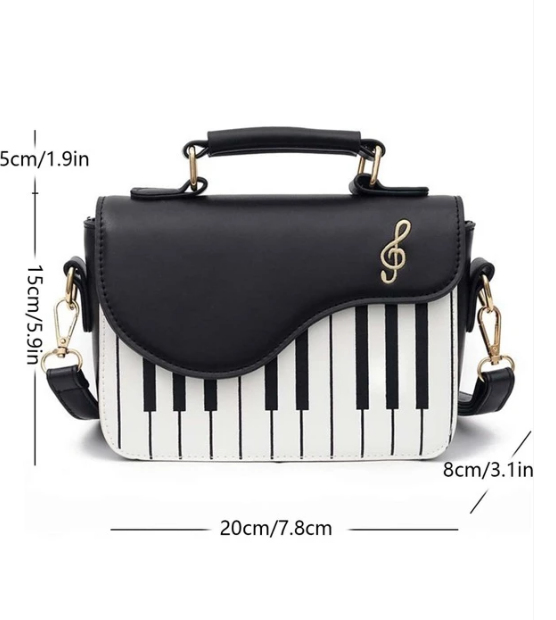 Mini Piano Key Bag